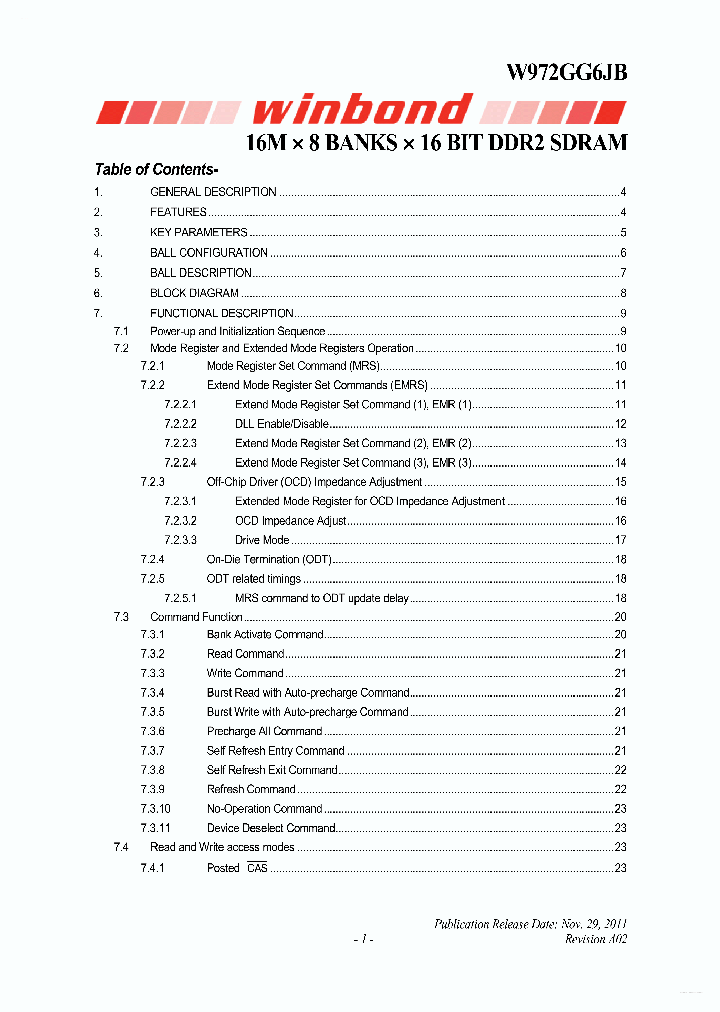 W972GG6JB_3484279.PDF Datasheet