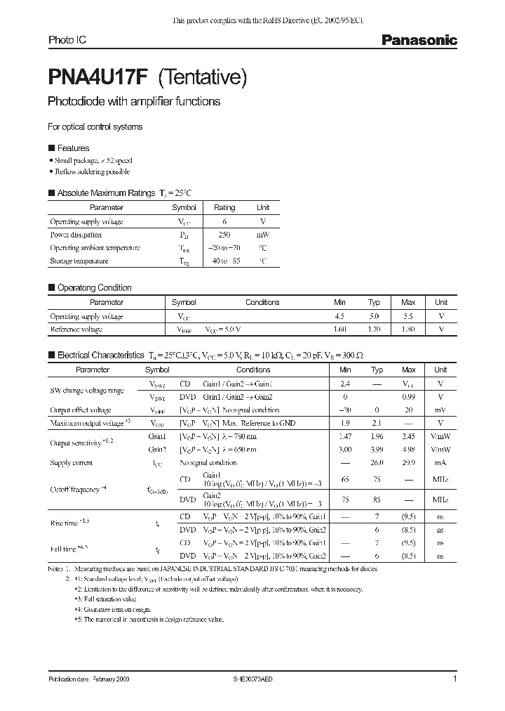 PNA4U17F_3500206.PDF Datasheet