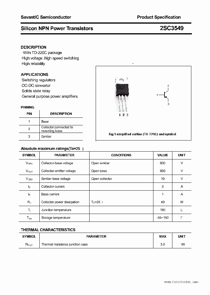 2SC3549_3520985.PDF Datasheet