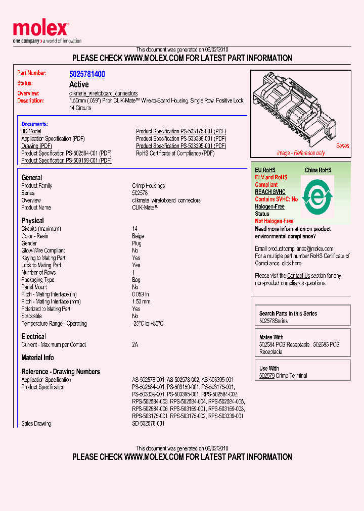502578-1400_3522032.PDF Datasheet