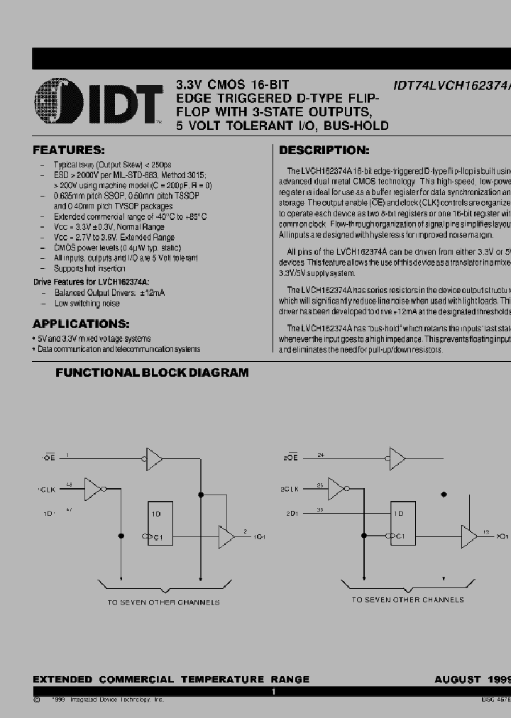 IDT67LVC162374APA_3552103.PDF Datasheet