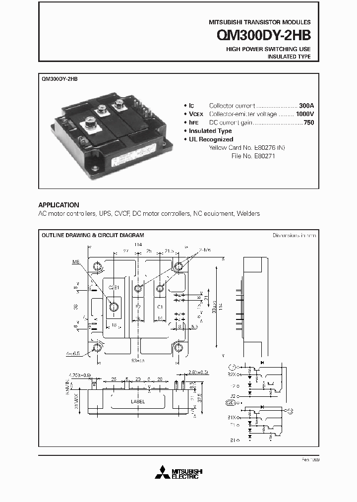 QM300DY-2HB_3623608.PDF Datasheet