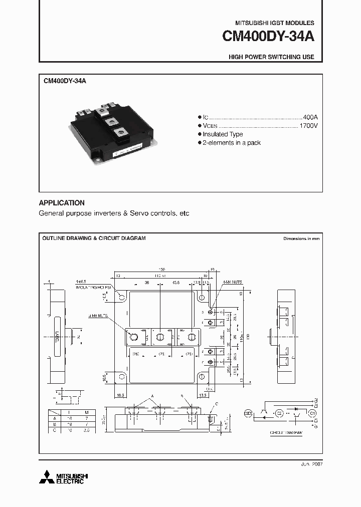 CM400DY-34A_3623925.PDF Datasheet