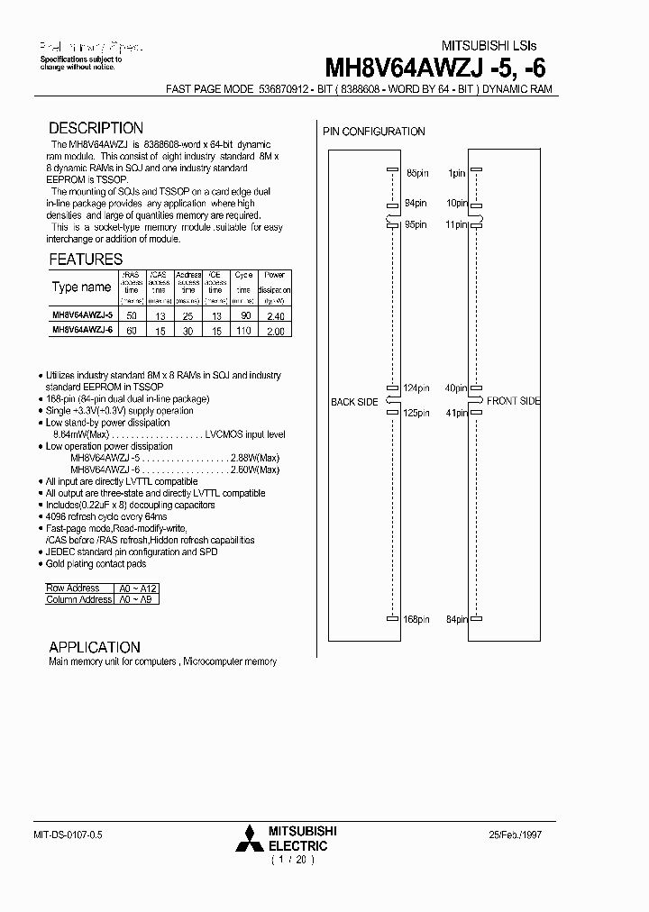 MH8V64AWZJ-5_3661053.PDF Datasheet