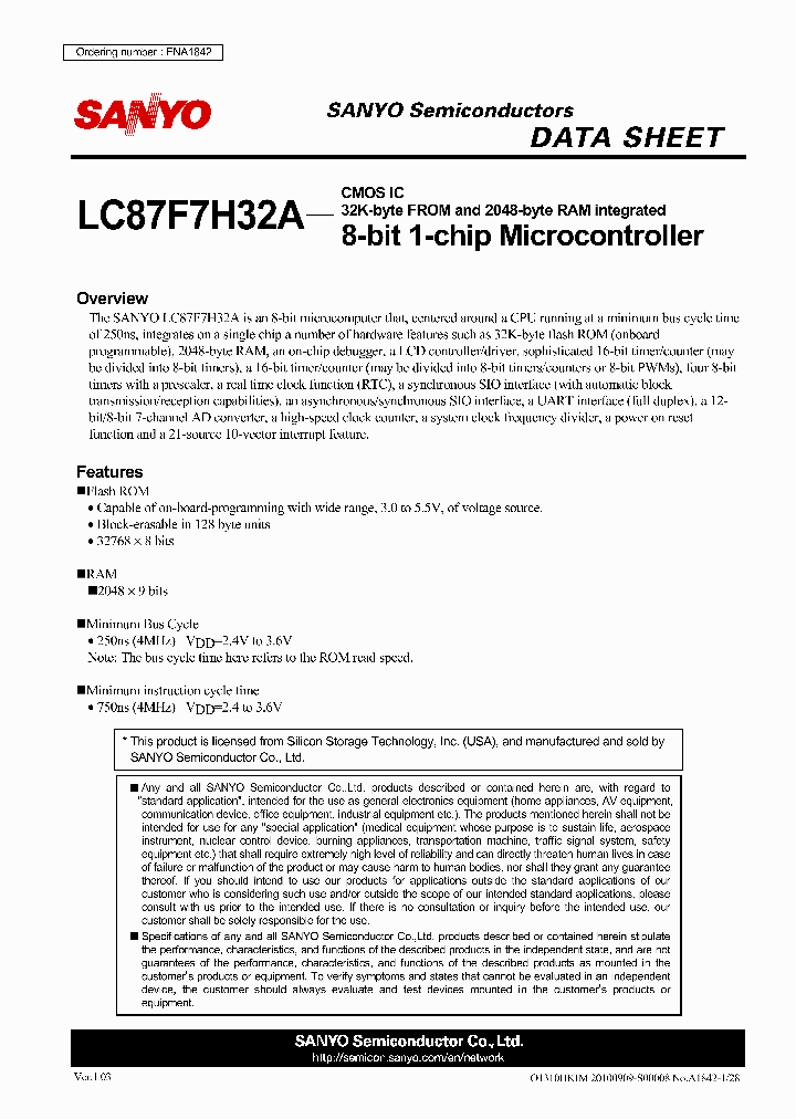LC87F7H32A_3673218.PDF Datasheet