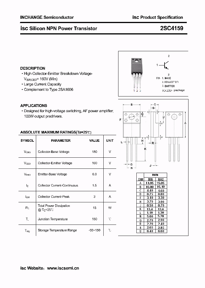 2SC4159_3675141.PDF Datasheet