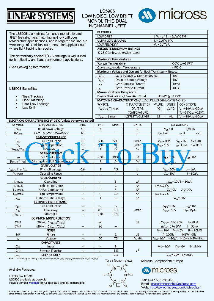 LS5905TO-78_3675671.PDF Datasheet