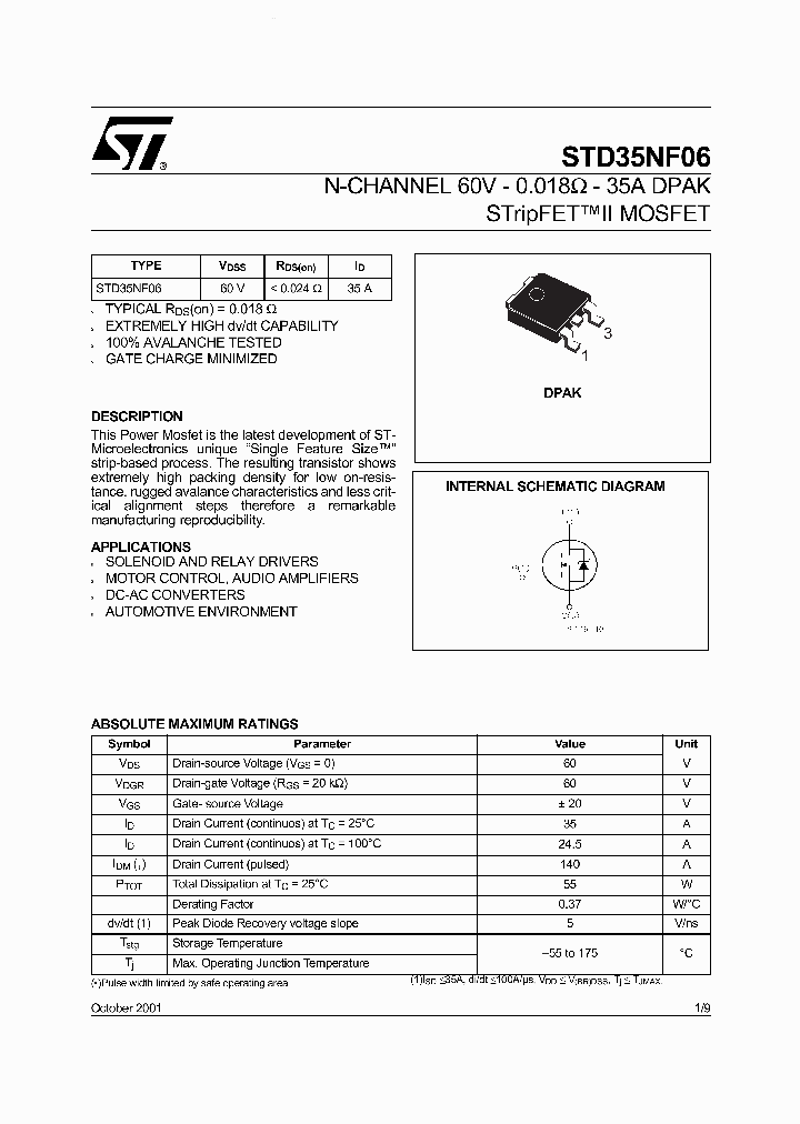 STD35NF06_3677954.PDF Datasheet