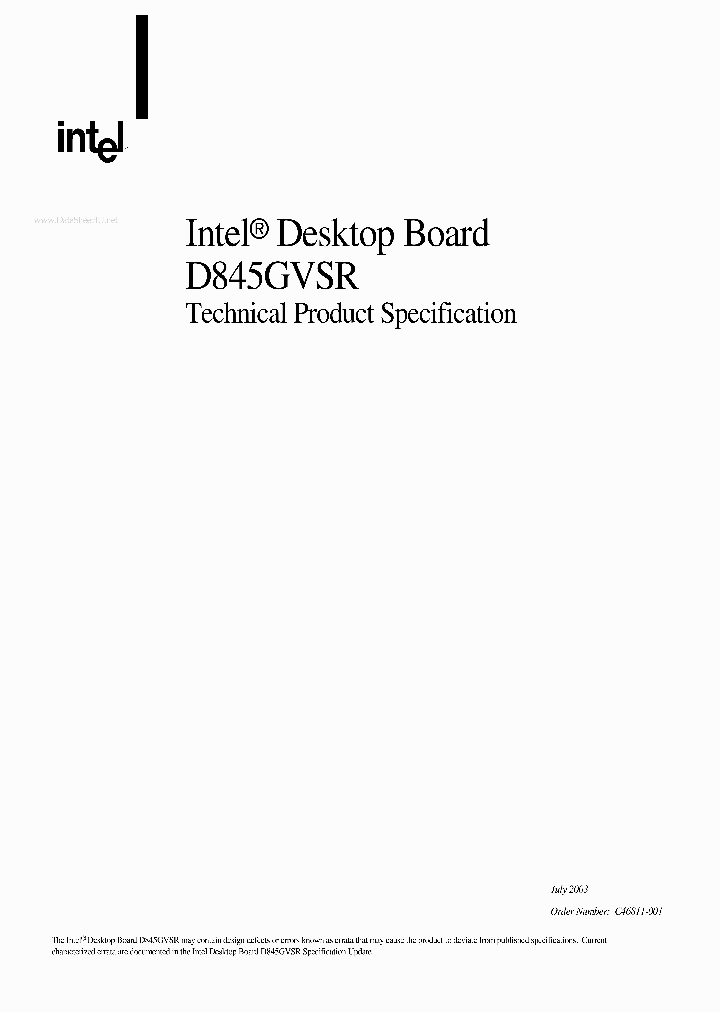 D845GVSR_3681524.PDF Datasheet