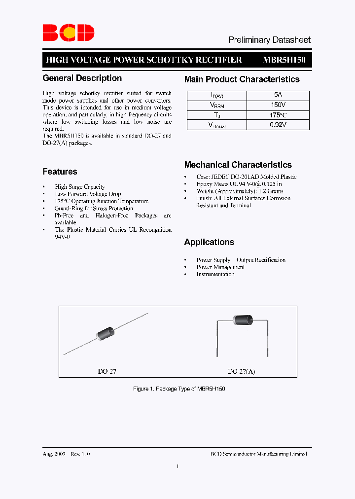 MBR5H150VPA-G1_3687985.PDF Datasheet