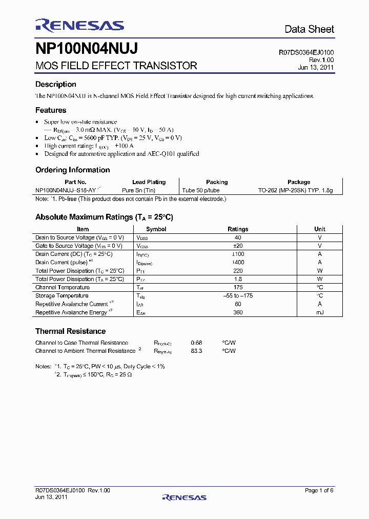 NP100N04NUJS18-AY_3689602.PDF Datasheet