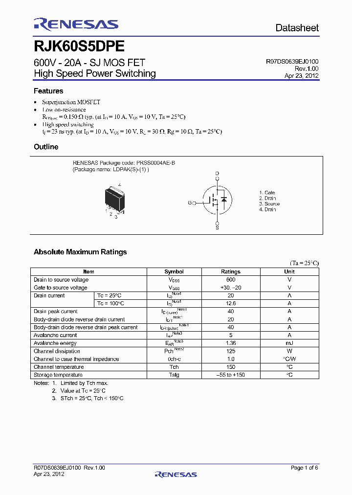 RJK60S5DPE-00-J3_3694246.PDF Datasheet