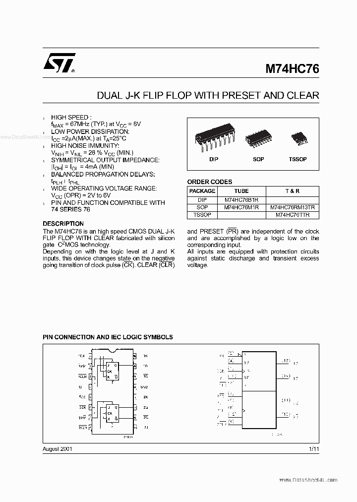 74HC76_3695451.PDF Datasheet