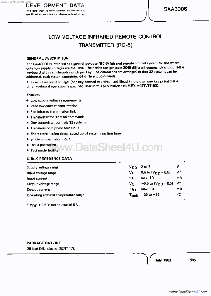 SAA3006_3696703.PDF Datasheet