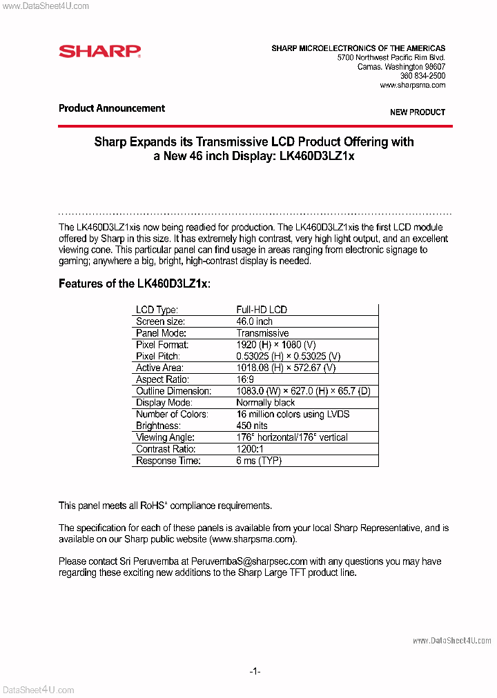 LK460D3LZ1X_3702593.PDF Datasheet