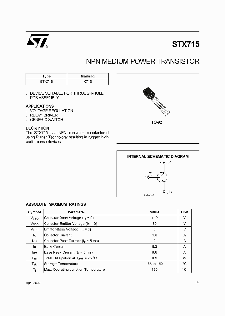 STX715_3702801.PDF Datasheet