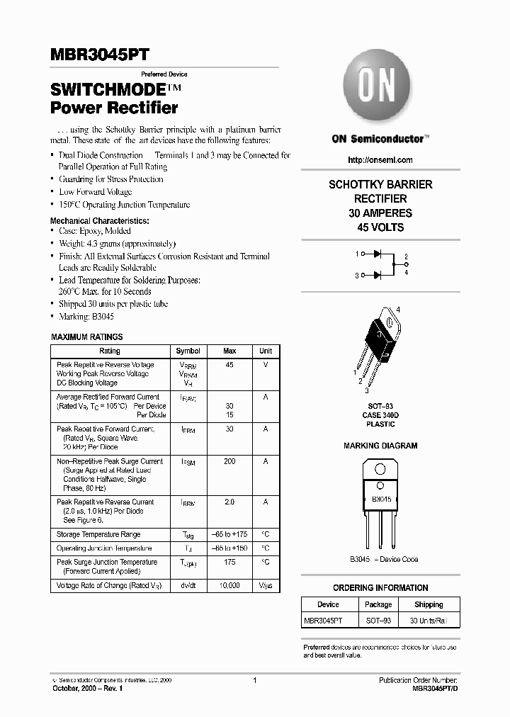MBR3045PT-D_3711534.PDF Datasheet