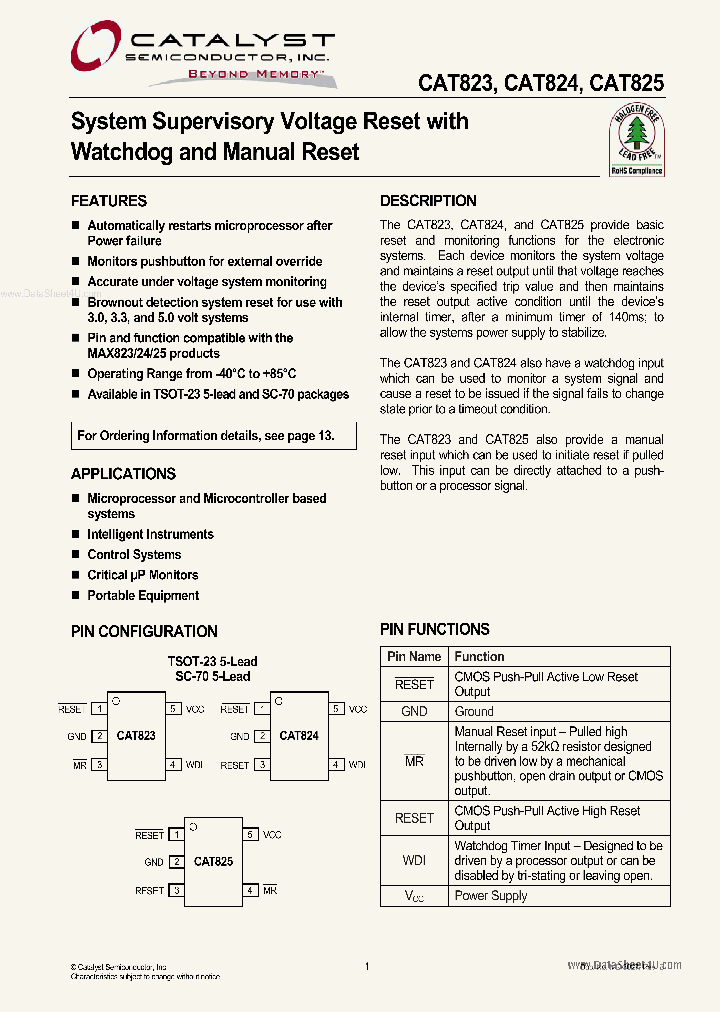 CAT823_3722341.PDF Datasheet