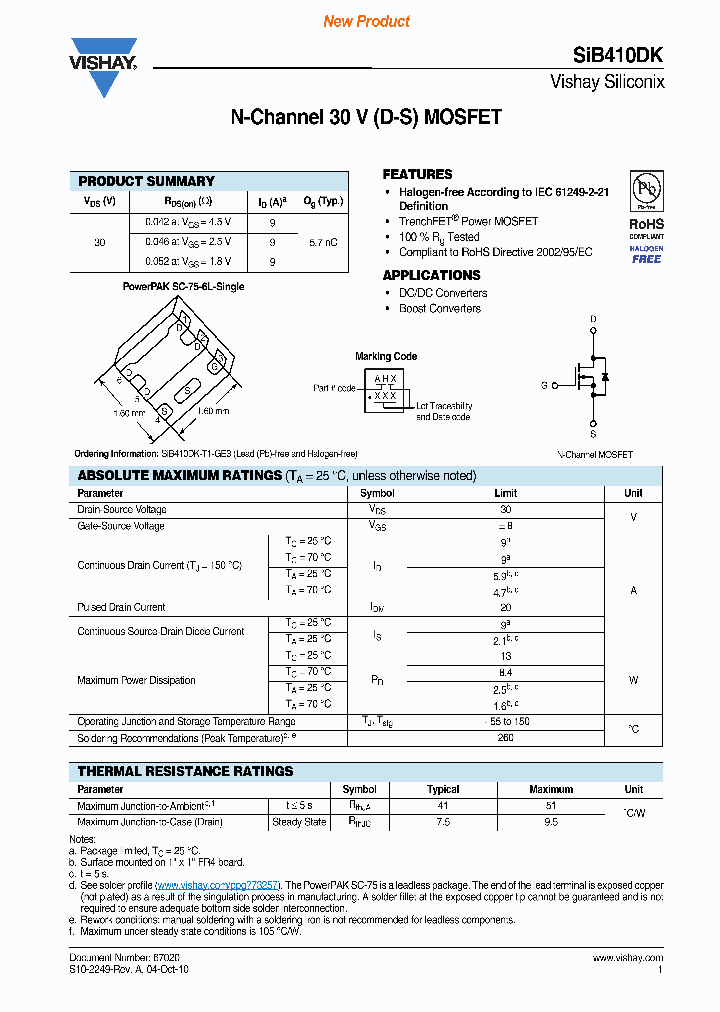 SIB410DK_3797160.PDF Datasheet