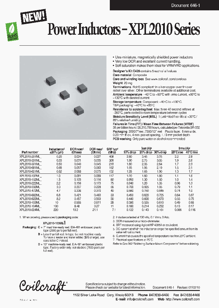 XPL2010-821MLB_3748682.PDF Datasheet