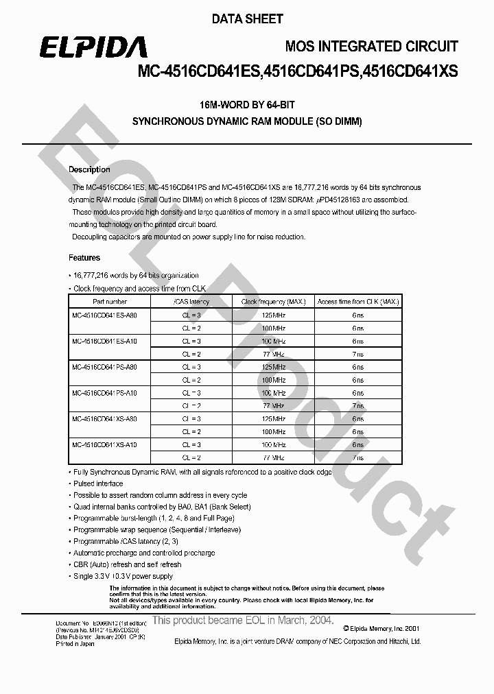 MC-4516CD641XS-A10_3750238.PDF Datasheet