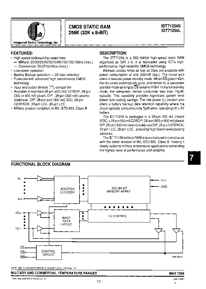 IDT71256S45YG8_3751790.PDF Datasheet