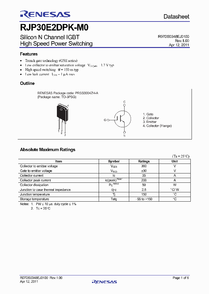 RJP30E2DPK-M0_3835320.PDF Datasheet