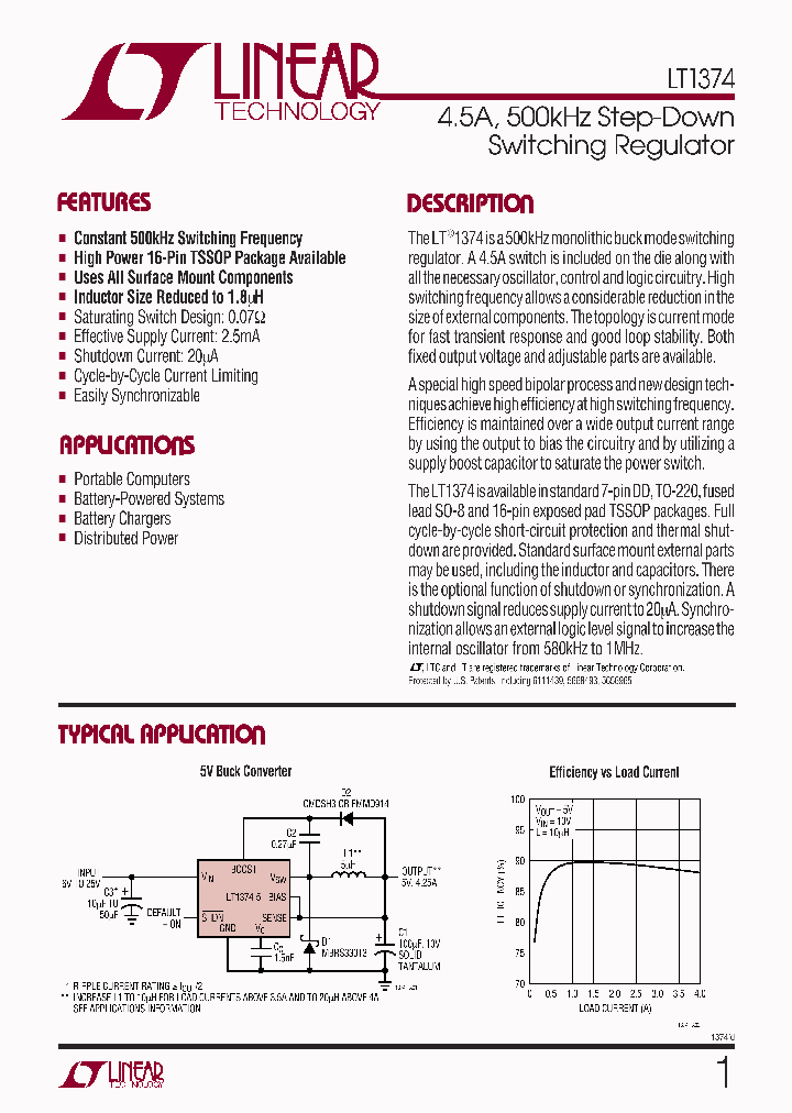 LT1374IS8-SYNCTRPBF_3756286.PDF Datasheet
