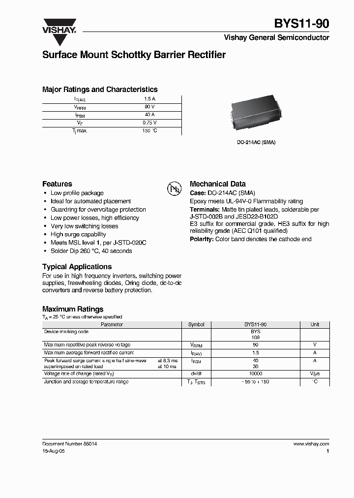 BYS11-90-HE3_3758288.PDF Datasheet