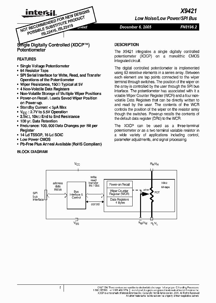 X9421YP18I_3756656.PDF Datasheet