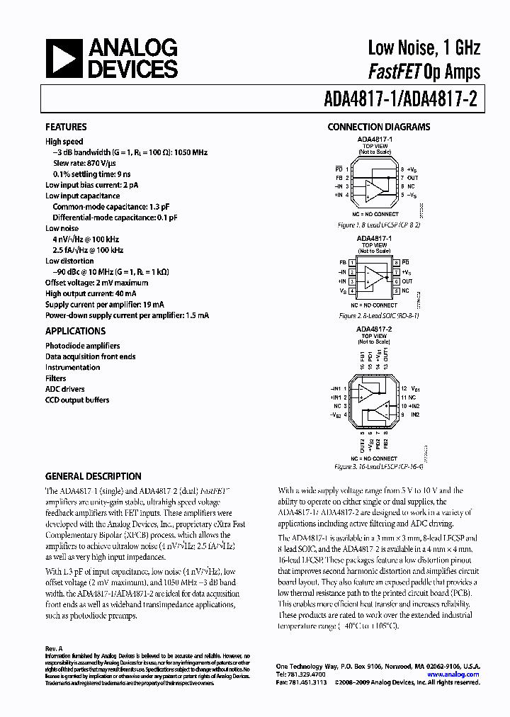 ADA4817-1ARDZ_3761835.PDF Datasheet