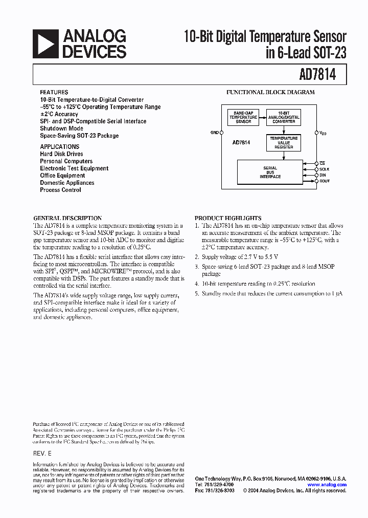 AD7814ARTZ-REEL_3767599.PDF Datasheet