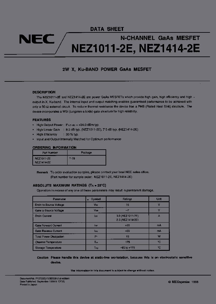 NEZ1414-2E_3768192.PDF Datasheet