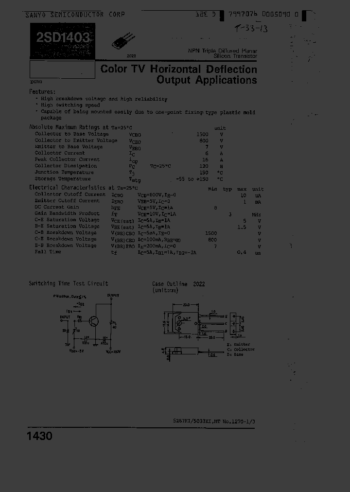 2SD1403_3952296.PDF Datasheet