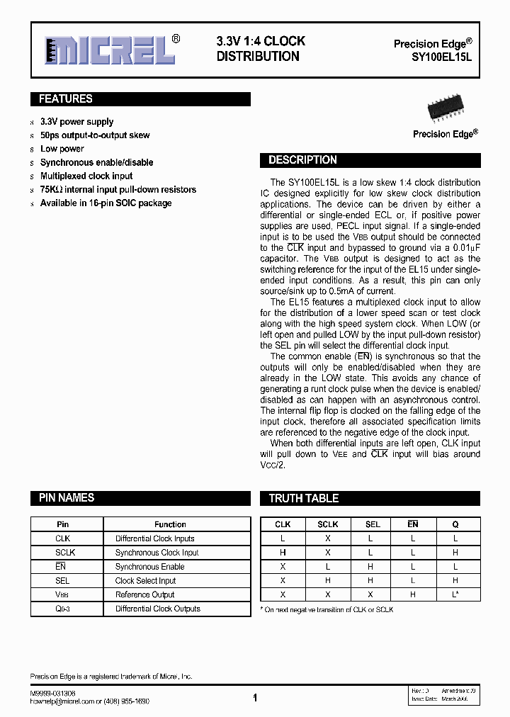 SY100EL15LZITR_3779691.PDF Datasheet