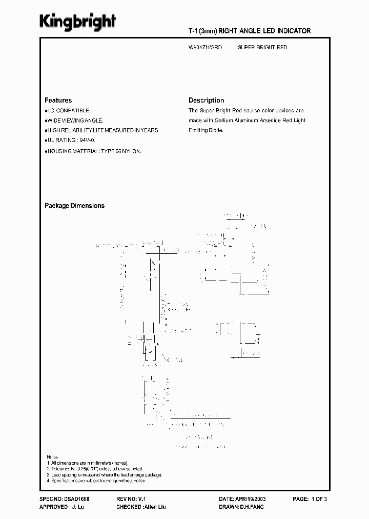W934ZHSRD_3779241.PDF Datasheet