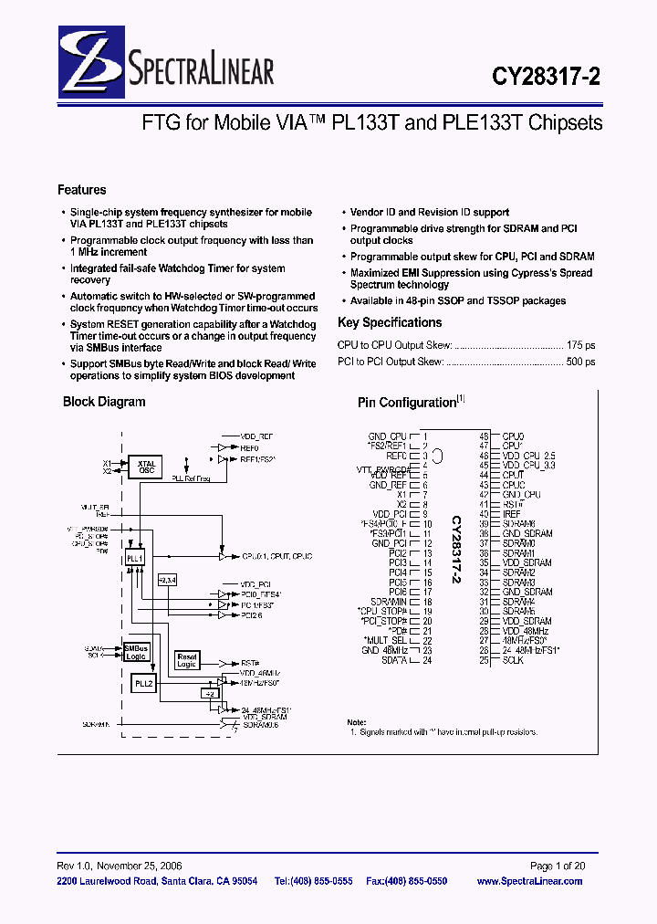 CY28317ZC-2T_3777065.PDF Datasheet