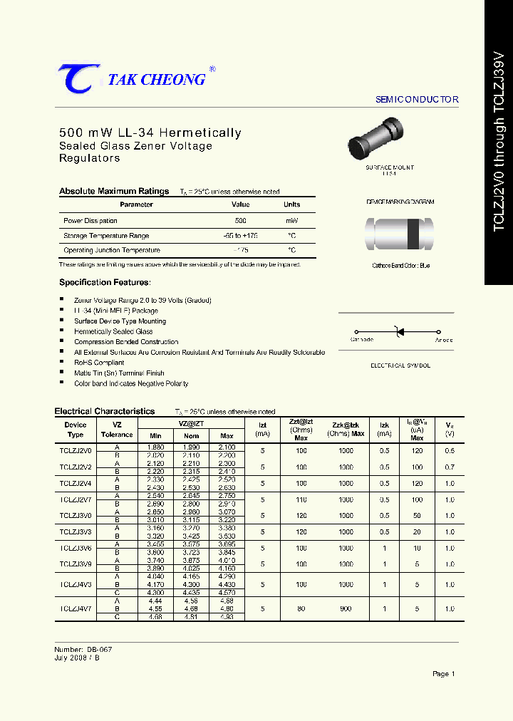TCLZJ10V_4010658.PDF Datasheet