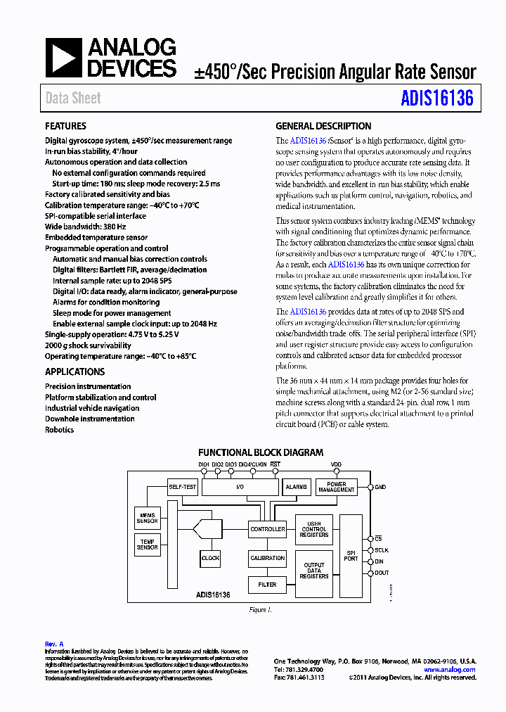 ADIS16136_4030051.PDF Datasheet