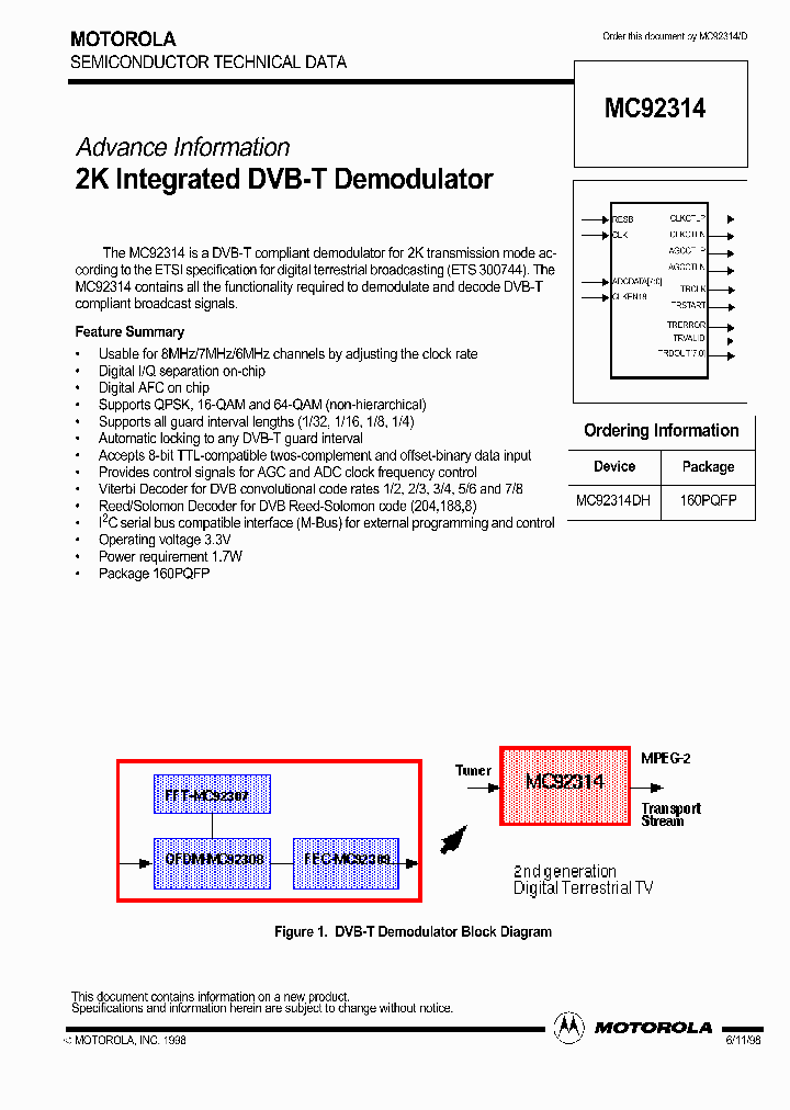MC92314DS_4043434.PDF Datasheet