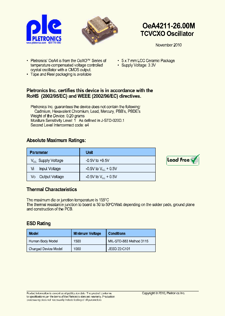 OEA4211-2600M_3808740.PDF Datasheet