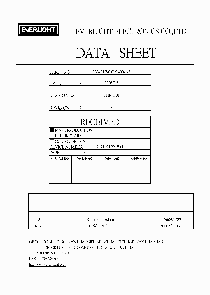 333-2USOCS400-A8_3808238.PDF Datasheet