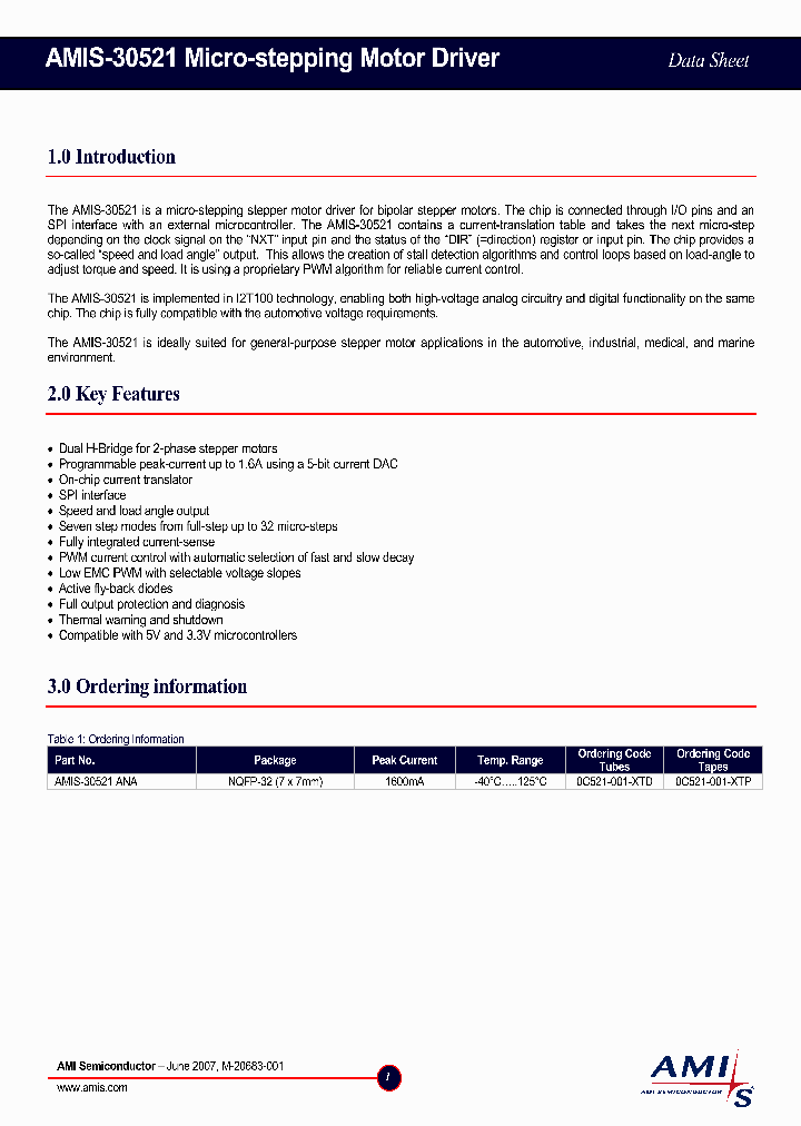 AMIS-30521ANA_3812677.PDF Datasheet