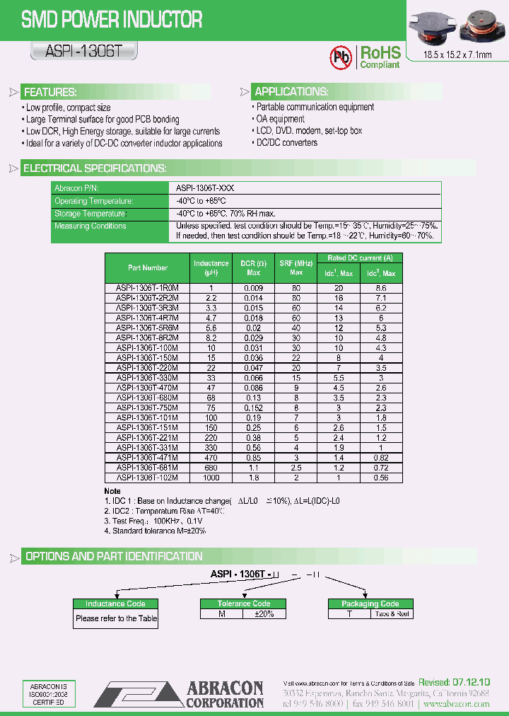ASPI-1306T-330-M-T_3820514.PDF Datasheet