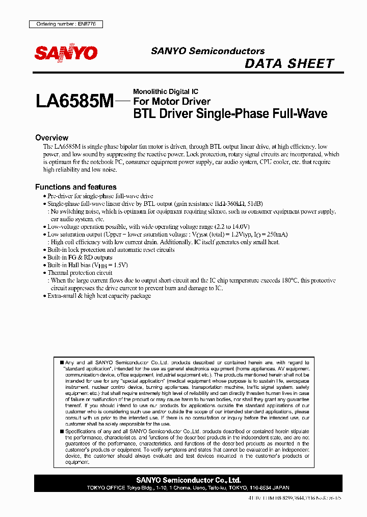 LA6585M_4062586.PDF Datasheet
