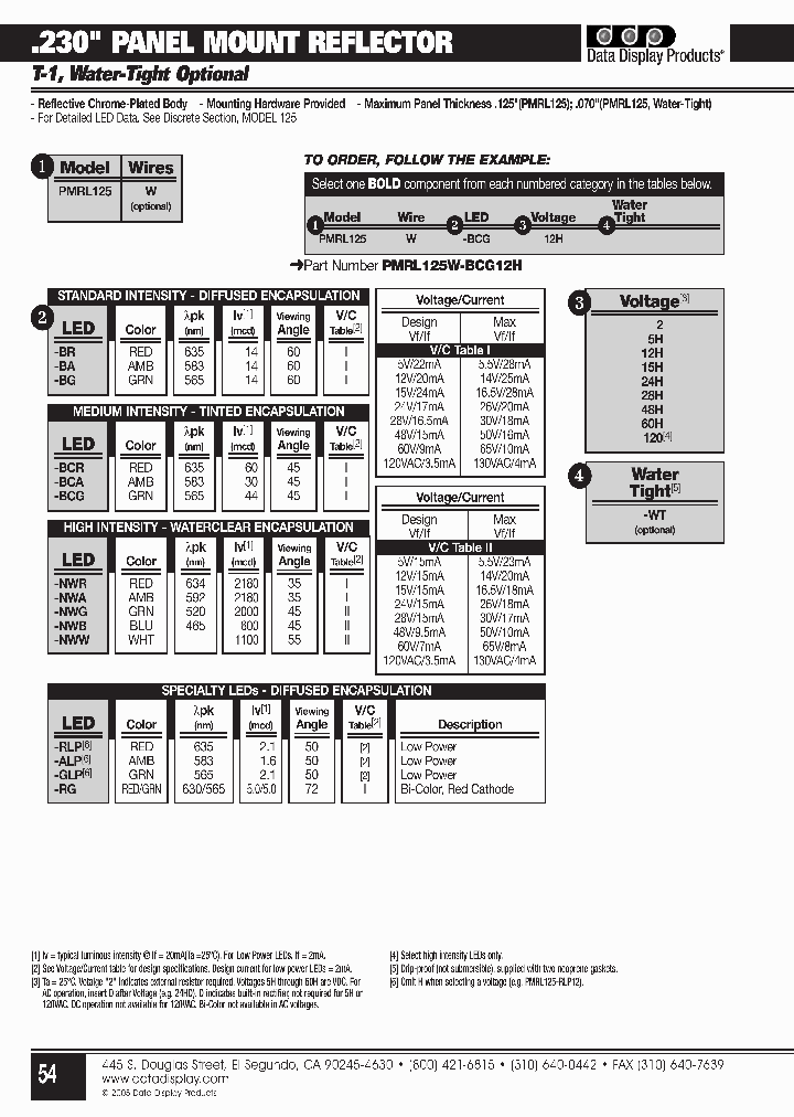 PMRL125-BCA2-WT_3830136.PDF Datasheet