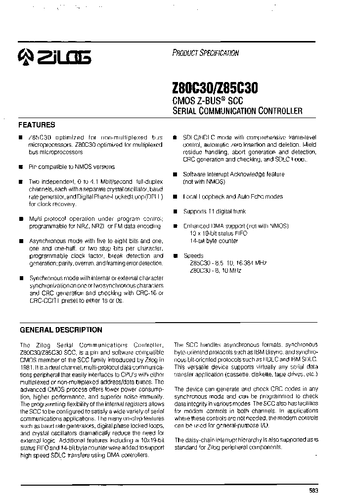 Z85C3010CMB_3827028.PDF Datasheet