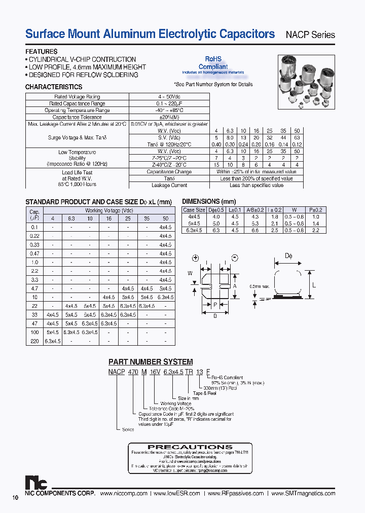 NACP101M63V63X45TR13F_3841090.PDF Datasheet