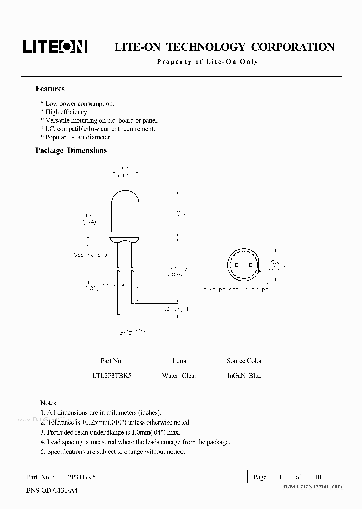 LTL2P3TBK5_4093284.PDF Datasheet