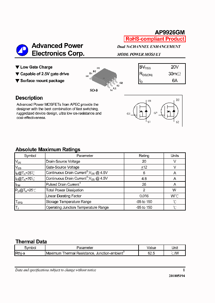 AP9926GM_3849518.PDF Datasheet